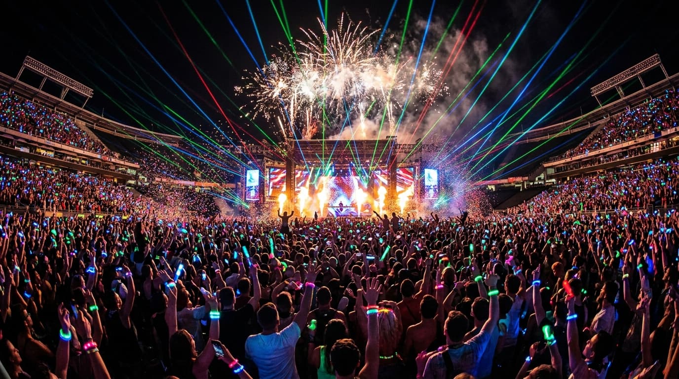 Sunburn Goa 55,000 Crowd Climax